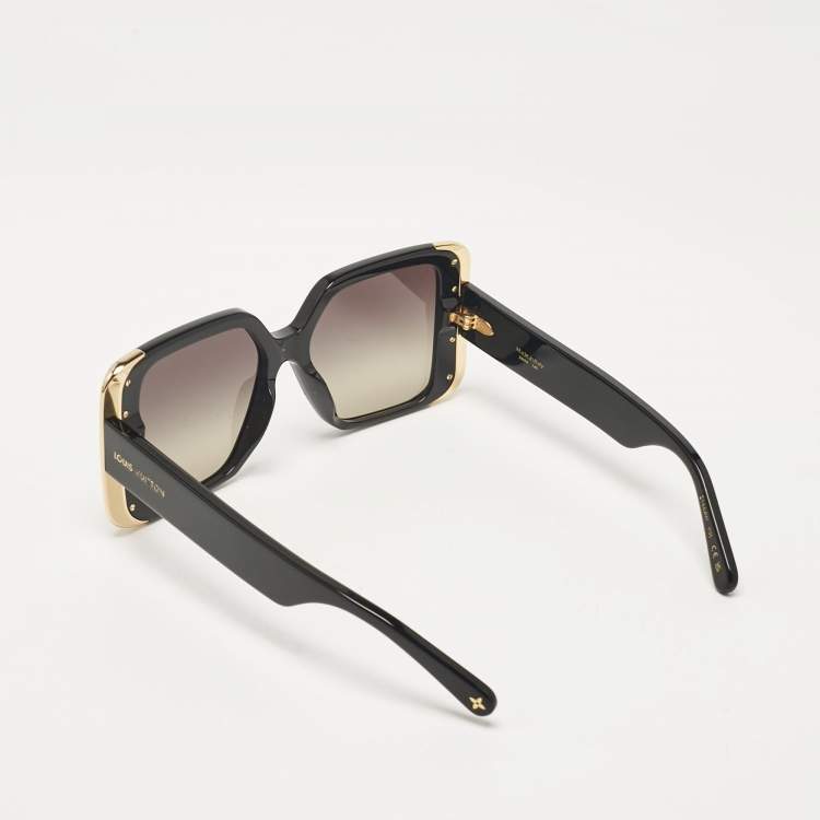Pre Owned Louis Vuitton Black Gradient LV Moon Square Sunglasses