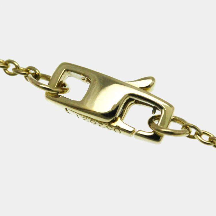 Pre Owned Louis Vuitton 18K Yellow Gold Empreinte Pendant Necklace