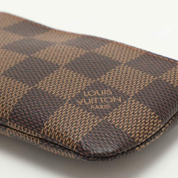 Pre Owned Louis Vuitton Damier Ebene Canvas Key Pouch