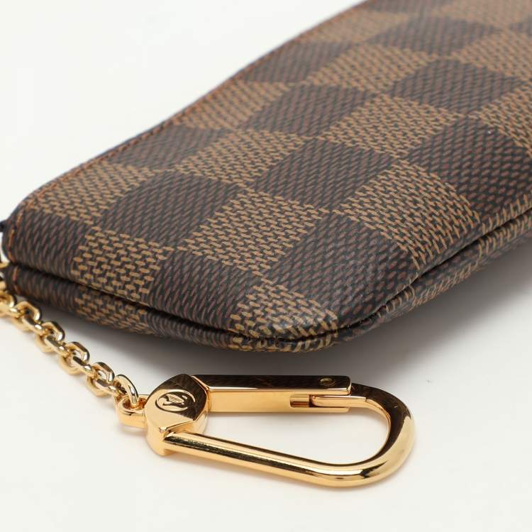 Pre Owned Louis Vuitton Damier Ebene Canvas Key Pouch