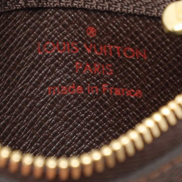 Pre Owned Louis Vuitton Damier Ebene Canvas Key Pouch
