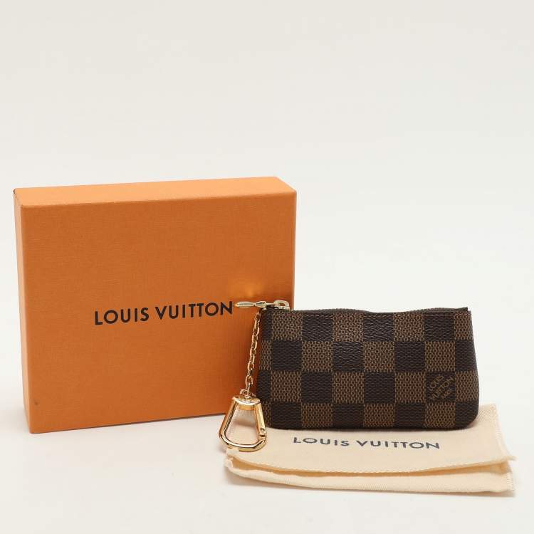 Pre Owned Louis Vuitton Damier Ebene Canvas Key Pouch