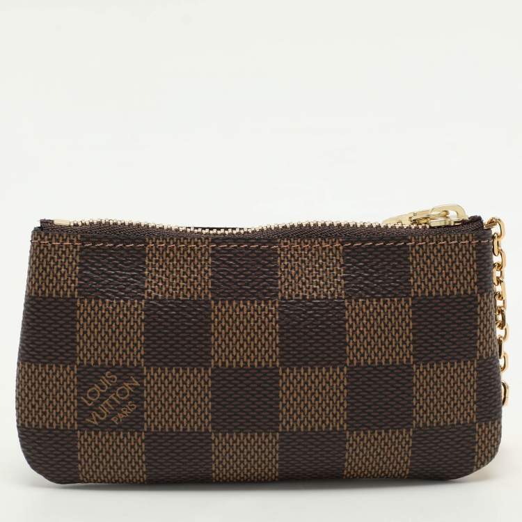 Pre Owned Louis Vuitton Damier Ebene Canvas Key Pouch