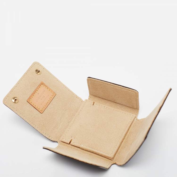 Pre Owned Louis Vuitton Monogram Canvas Folding Jewelry Case PM