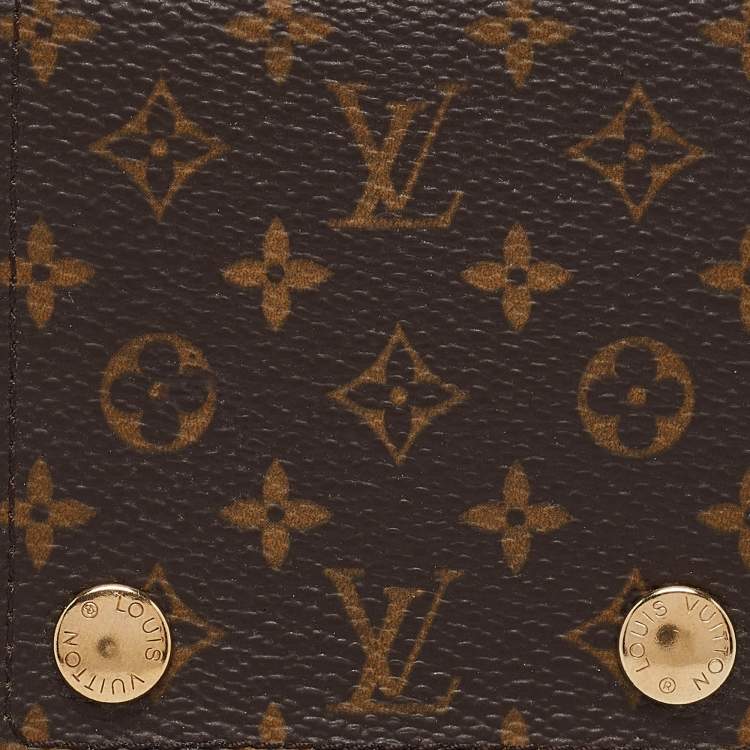 Pre Owned Louis Vuitton Monogram Canvas Folding Jewelry Case PM