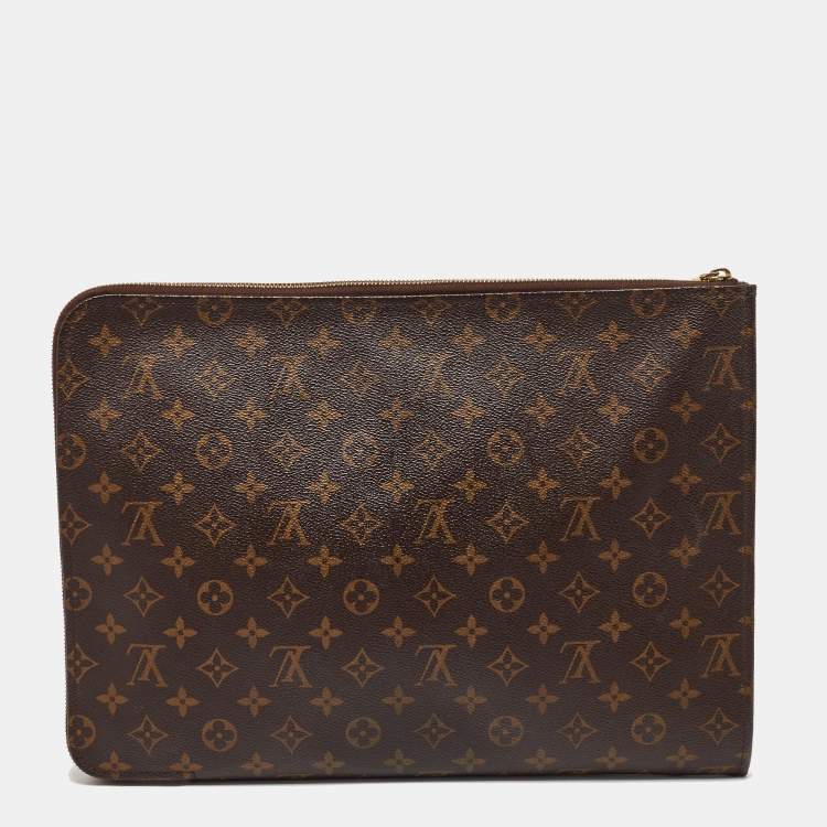 Pre Owned Louis Vuitton Monogram Canvas Poche Documents Portfolio Case