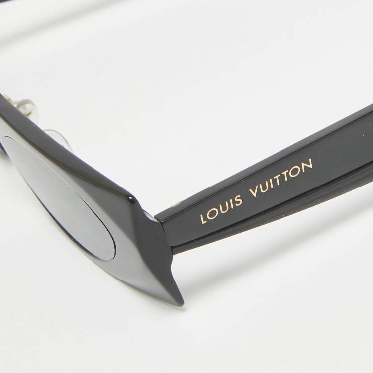 Pre Owned Louis Vuitton Black Z1253U TV Square Sunglasses