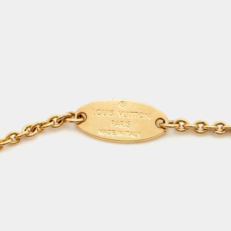 Pre Owned Louis Vuitton Gold Tone Bracelet