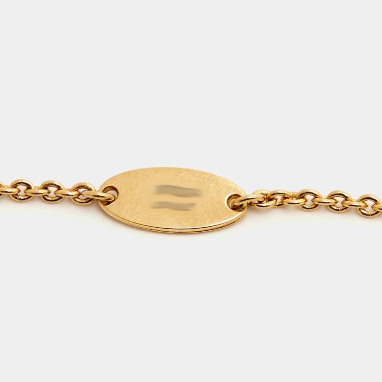 Pre Owned Louis Vuitton Gold Tone Bracelet