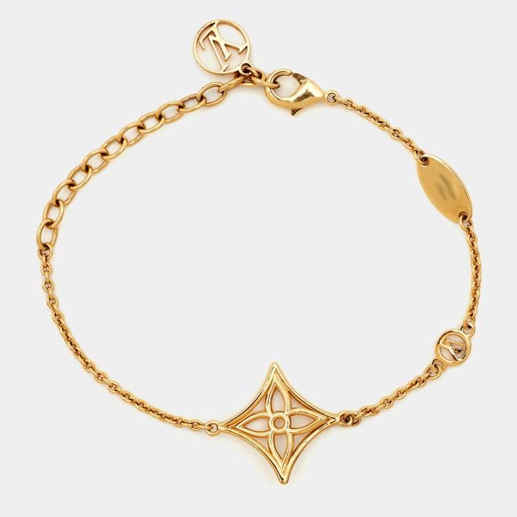 Pre Owned Louis Vuitton Gold Tone Bracelet