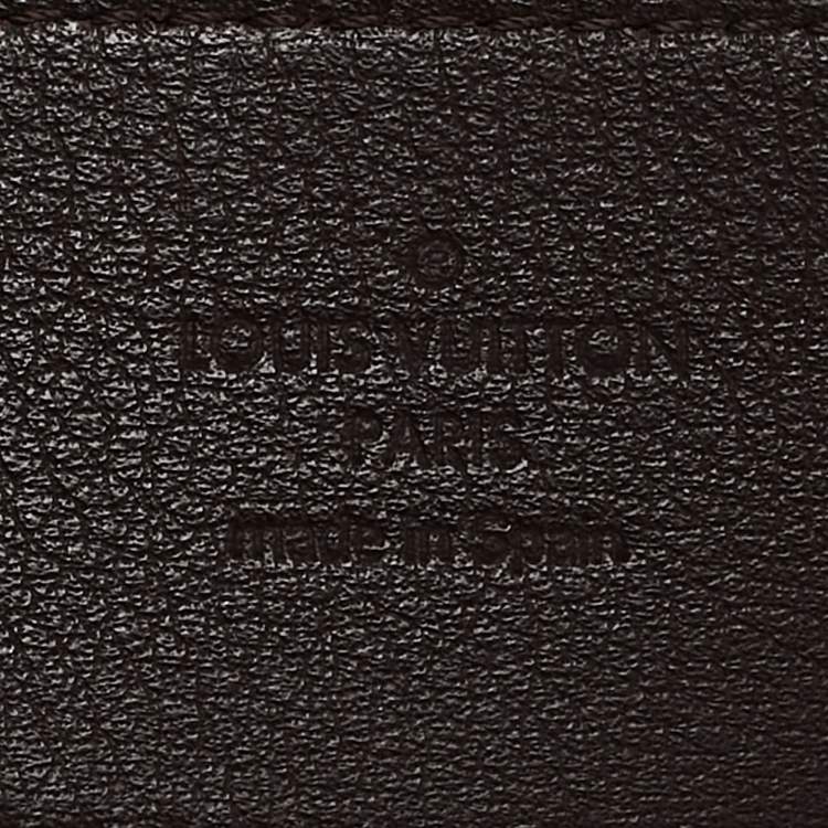 Pre Owned Louis Vuitton Amarante Monogram Vernis LV Initiales Belt 90CM