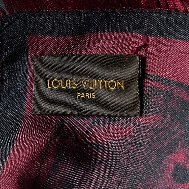Pre Owned Louis Vuitton Multicolor Informalle Print Silk Giant Scarf