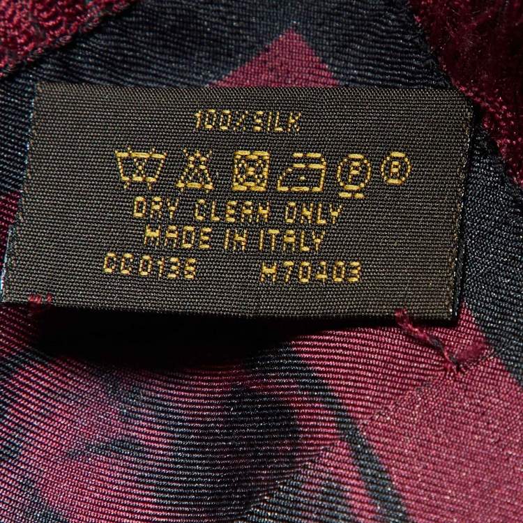 Pre Owned Louis Vuitton Multicolor Informalle Print Silk Giant Scarf