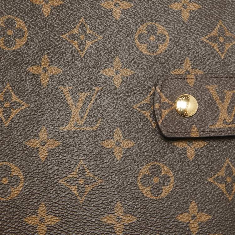 Pre Owned Louis Vuitton Monogram Canvas Large Ring Agenda Cover