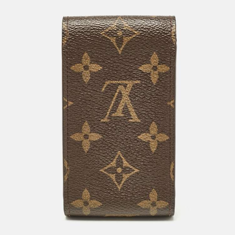 Pre Owned Louis Vuitton Monogram Canvas Cigarette Case