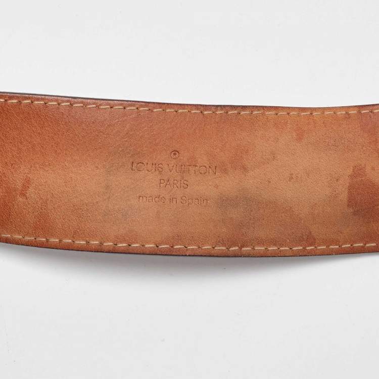 مملوكة مسبقًا Louis Vuitton Monogram Canvas LV Initiales Belt 85CM