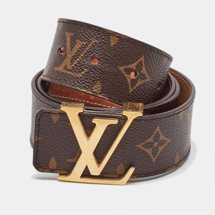 مملوكة مسبقًا Louis Vuitton Monogram Canvas LV Initiales Belt 85CM