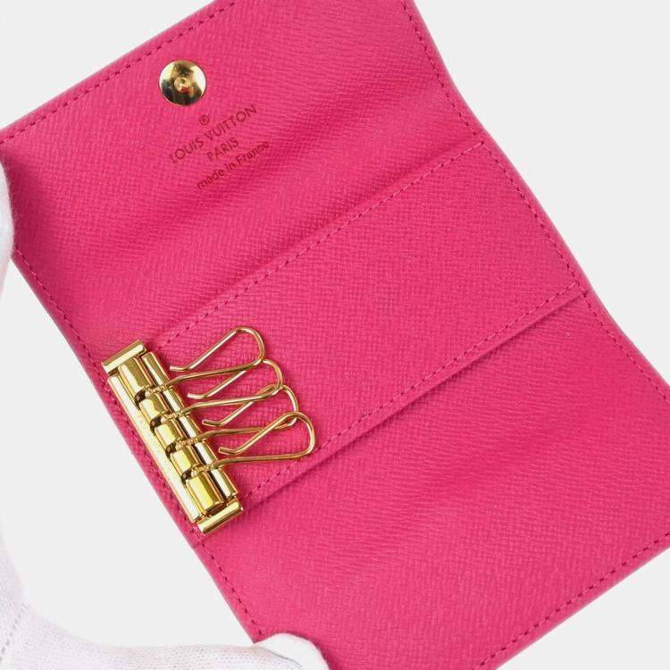 Pre Owned Louis Vuitton Monogram Multicolor 4 Key Case