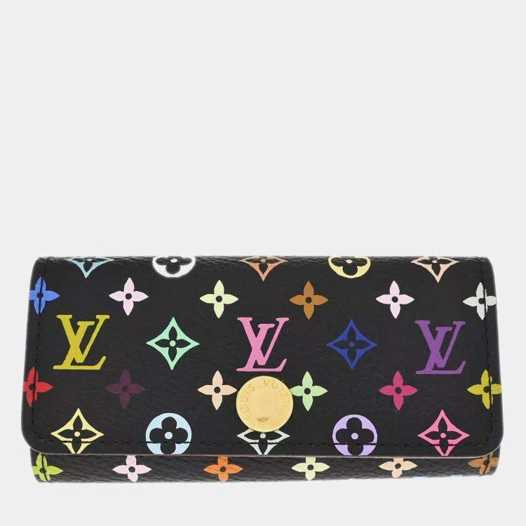 Pre Owned Louis Vuitton Monogram Multicolor 4 Key Case