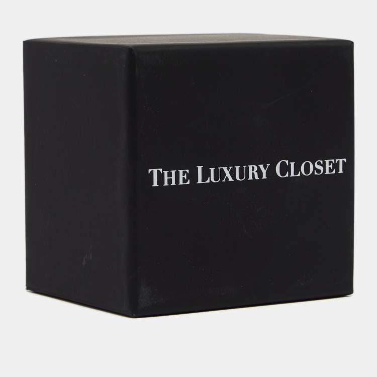 Pre Owned Louis Vuitton Lock Me Manchette Gold Tone Bracelet
