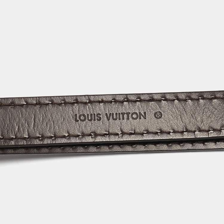 Pre Owned Louis Vuitton Brown Leather Adjustable Shoulder Bag Strap