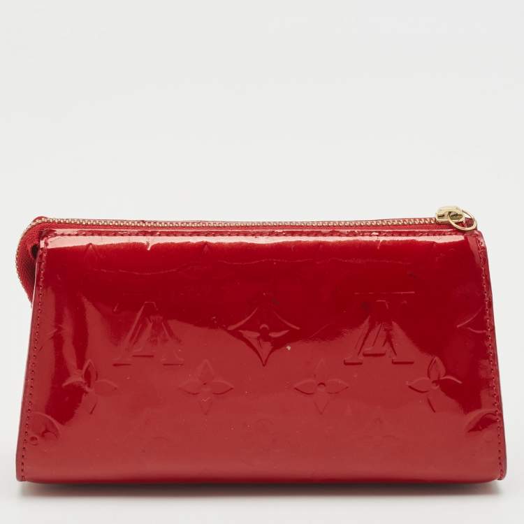 Pre Owned Louis Vuitton Pomme D'Amour Monogram Vernis Cosmetic Pouch