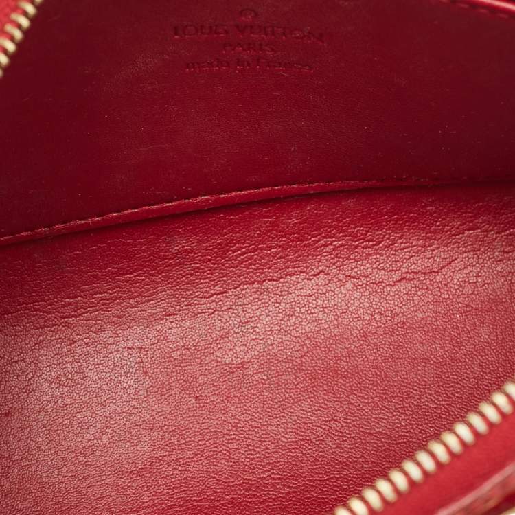 Pre Owned Louis Vuitton Pomme D'Amour Monogram Vernis Cosmetic Pouch