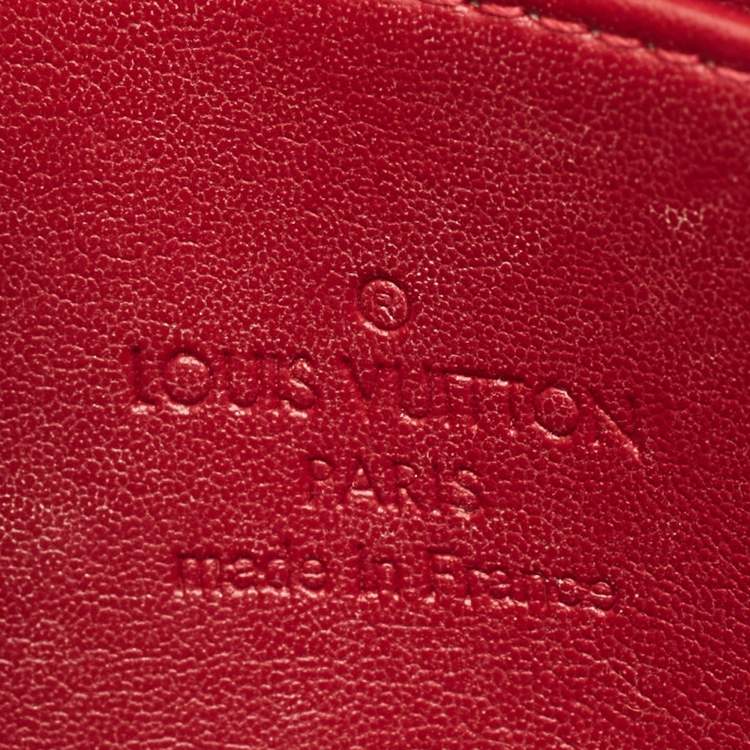 Pre Owned Louis Vuitton Pomme D'Amour Monogram Vernis Cosmetic Pouch