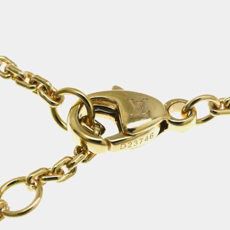 Pre Owned Louis Vuitton 18K Rose Gold and Diamond Idylle Blossom Bracelet