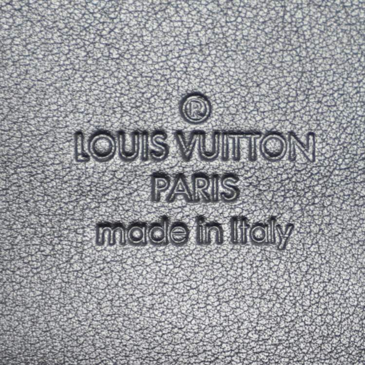 Pre Owned Louis Vuitton Black Vernis Leather Louise Corset Belt 70CM