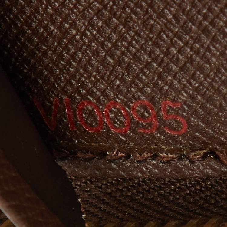 Pre Owned Louis Vuitton Damier Ebene Canvas Zippy Organiser