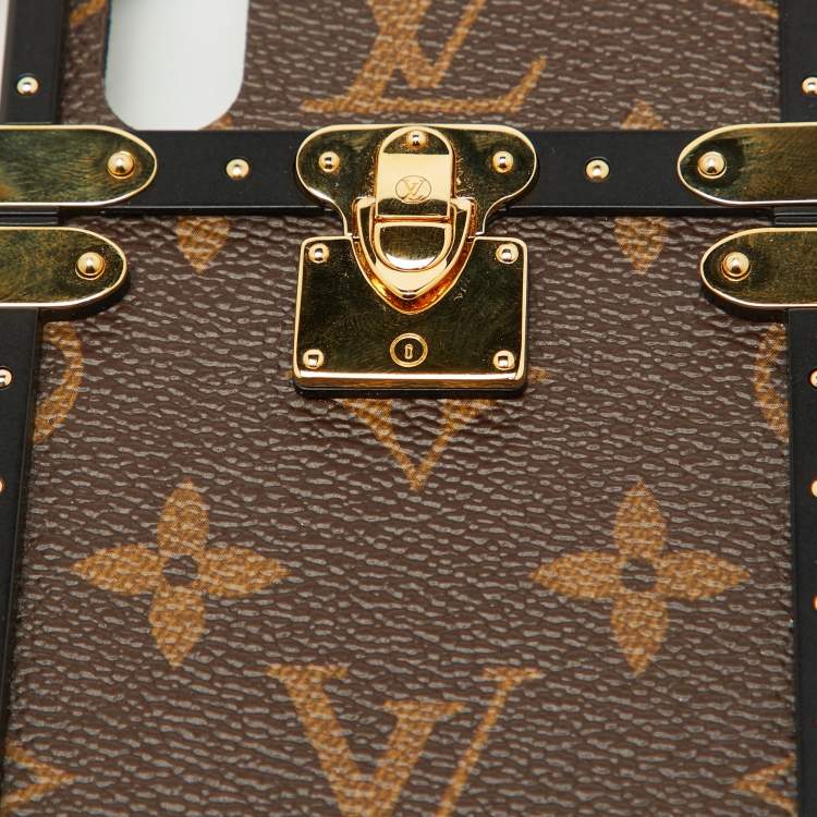 Pre Owned Louis Vuitton Monogram Canvas Eye Trunk iPhone X Case