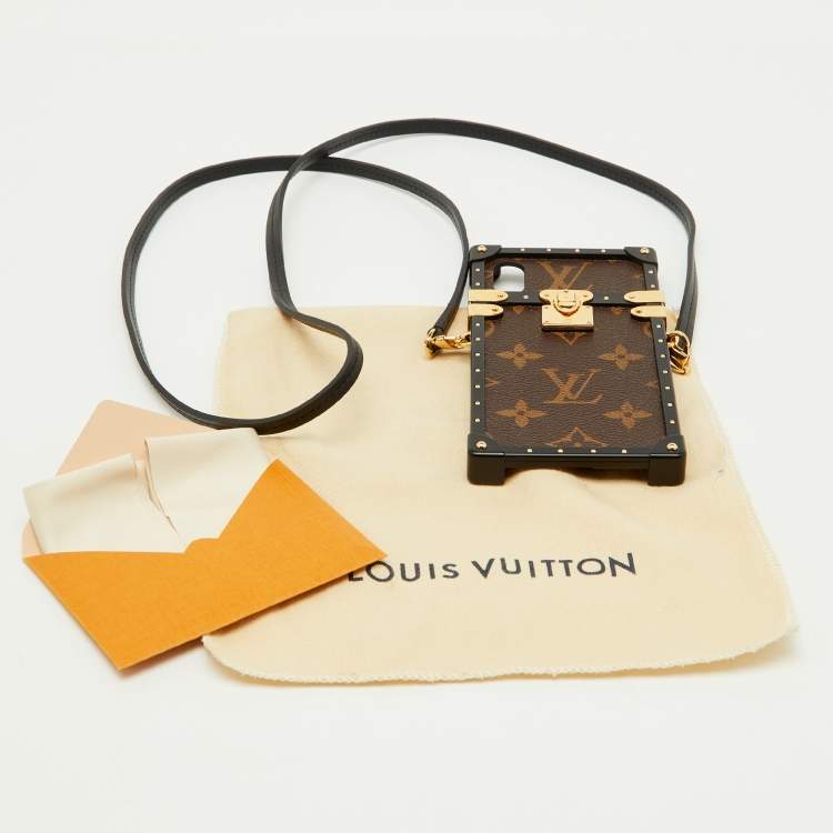 Pre Owned Louis Vuitton Monogram Canvas Eye Trunk iPhone X Case