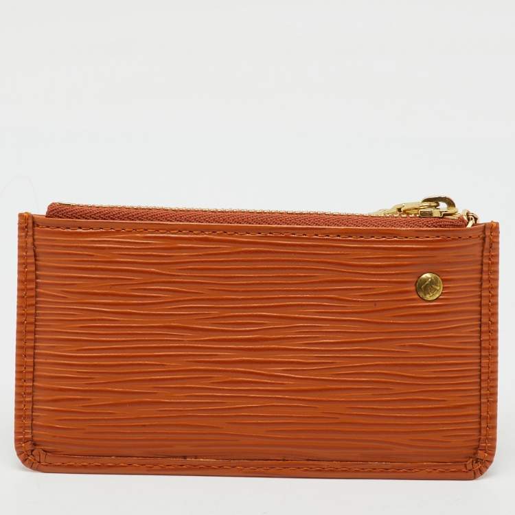 Pre Owned Louis Vuitton Cipango Gold Epi Leather Key Pouch