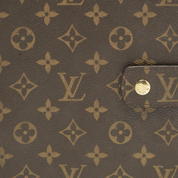 Pre Owned Louis Vuitton Monogram Canvas Large Ring Agenda Cover