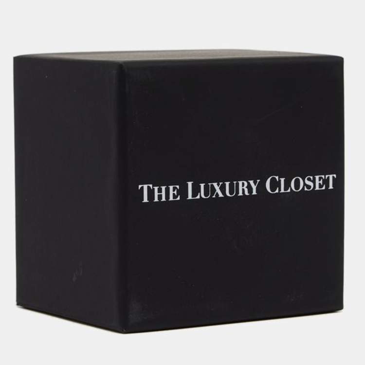 Pre Owned Louis Vuitton Damier Azur Gold Tone Keep It Bracelet