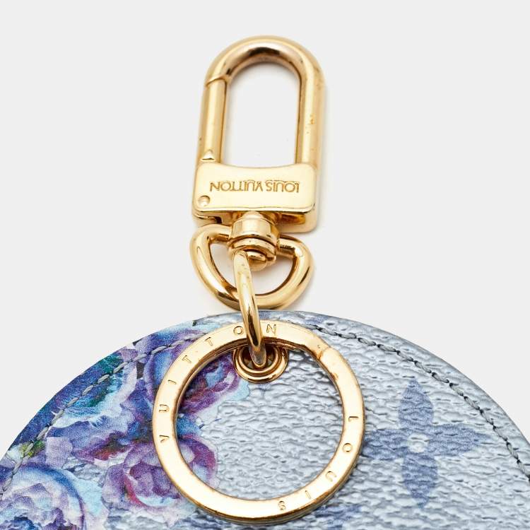 Pre Owned Louis Vuitton Metallic Monogram LV Garden Illustre Bag Charm/Key Ring
