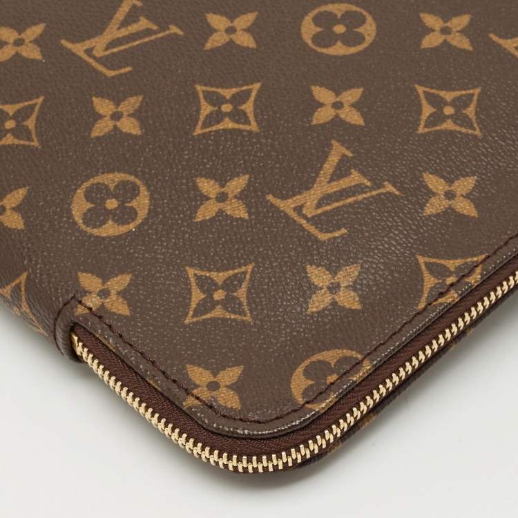 Pre Owned Louis Vuitton Monogram Canvas Poche Documents Portfolio Case