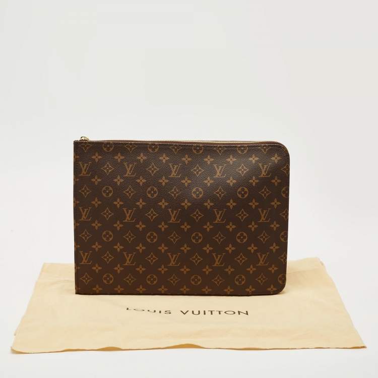 Pre Owned Louis Vuitton Monogram Canvas Poche Documents Portfolio Case