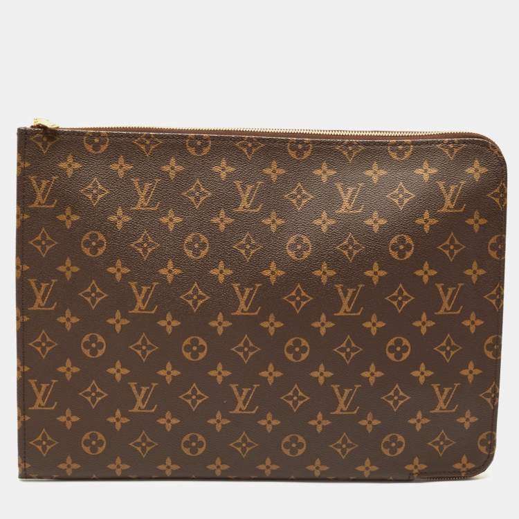 Pre Owned Louis Vuitton Monogram Canvas Poche Documents Portfolio Case
