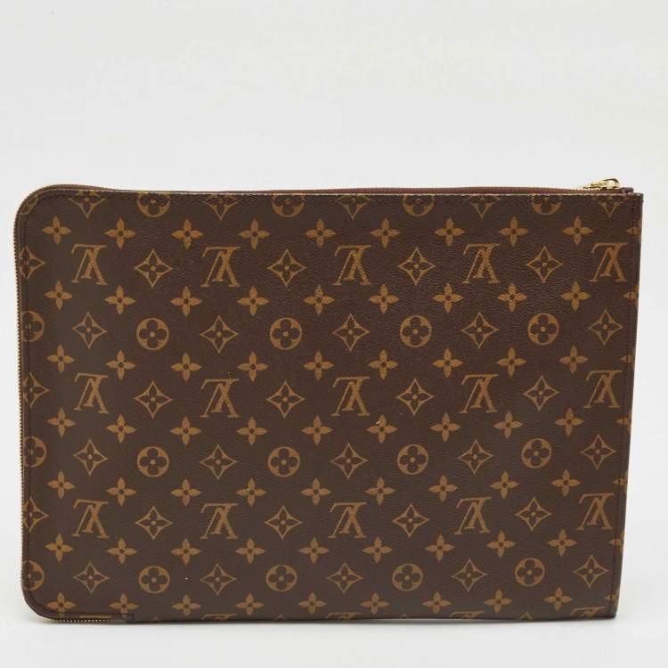 Pre Owned Louis Vuitton Monogram Canvas Poche Documents Portfolio Case