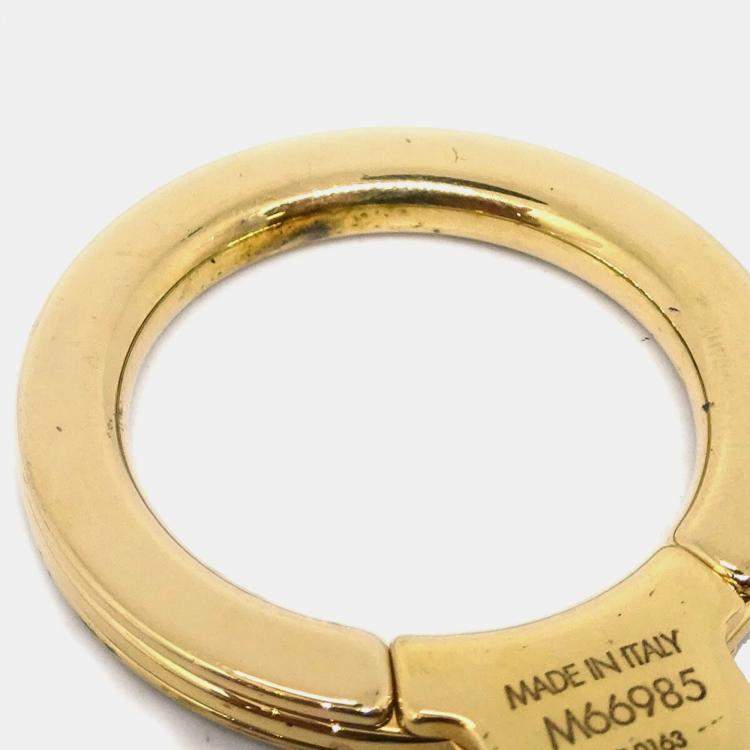 Pre Owned Louis Vuitton Chain Iconic Keyring Bag Charm Small