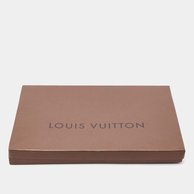 Pre Owned Louis Vuitton Green Silk Blend Monogram Shawl