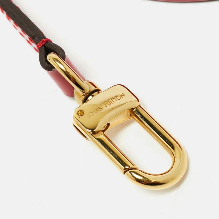 Pre Owned Louis Vuitton Cerise Patent Leather Adjustable Shoulder Bag Strap