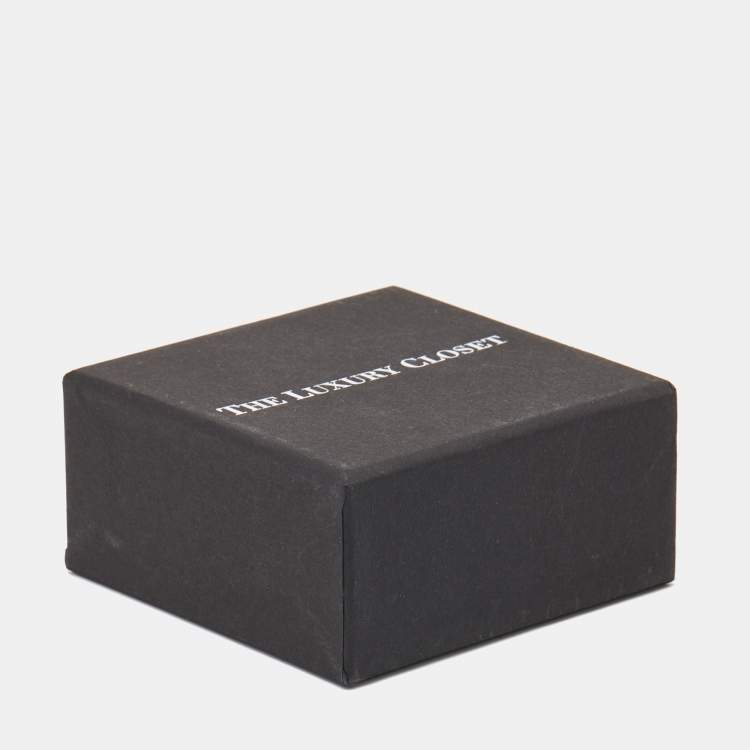 Pre Owned Louis Vuitton Monogram Gold Tone Ring Size 53