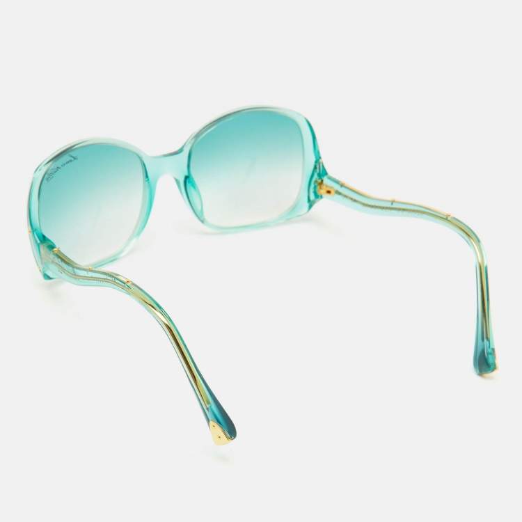 Pre Owned Louis Vuitton Green Gradient M96014EN Gina Oversized Sunglasses