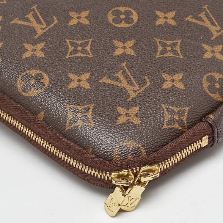 Pre Owned Louis Vuitton Monogram Canvas Laptop Sleeve