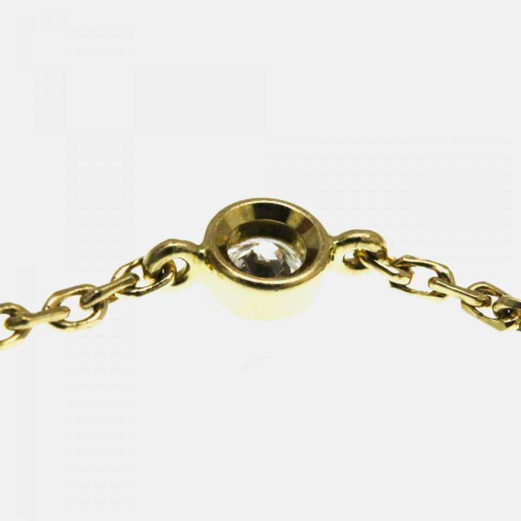 Pre Owned Louis Vuitton Sun Blossom BB Yellow Gold 18K DiamondLapis Lazuli  Pendant Necklace 