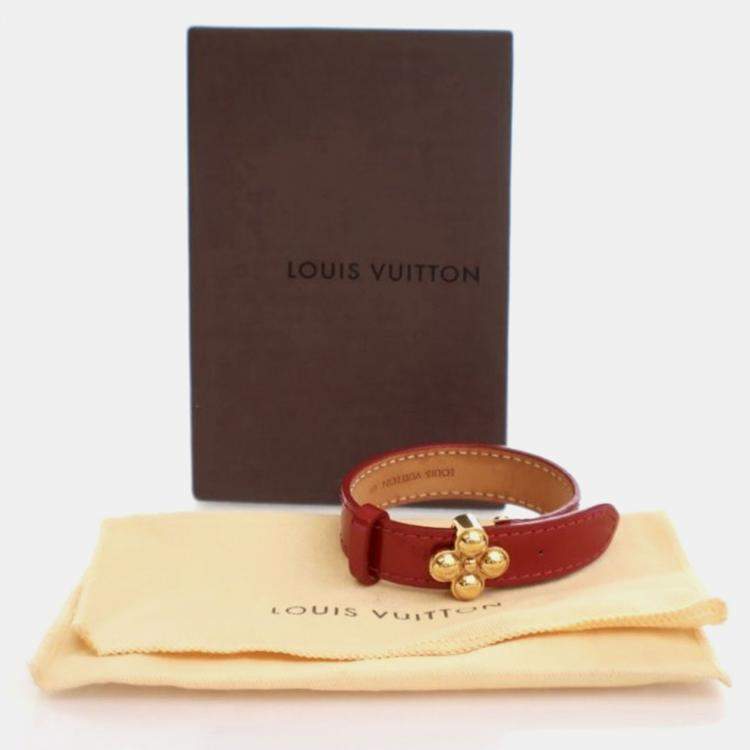 Pre Owned Louis Vuitton Vintage Monogram Vernis Wish Bracelet 