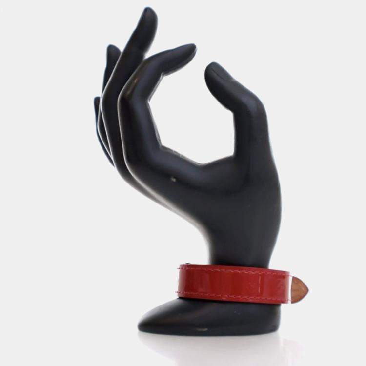 Pre Owned Louis Vuitton Vintage Monogram Vernis Wish Bracelet 